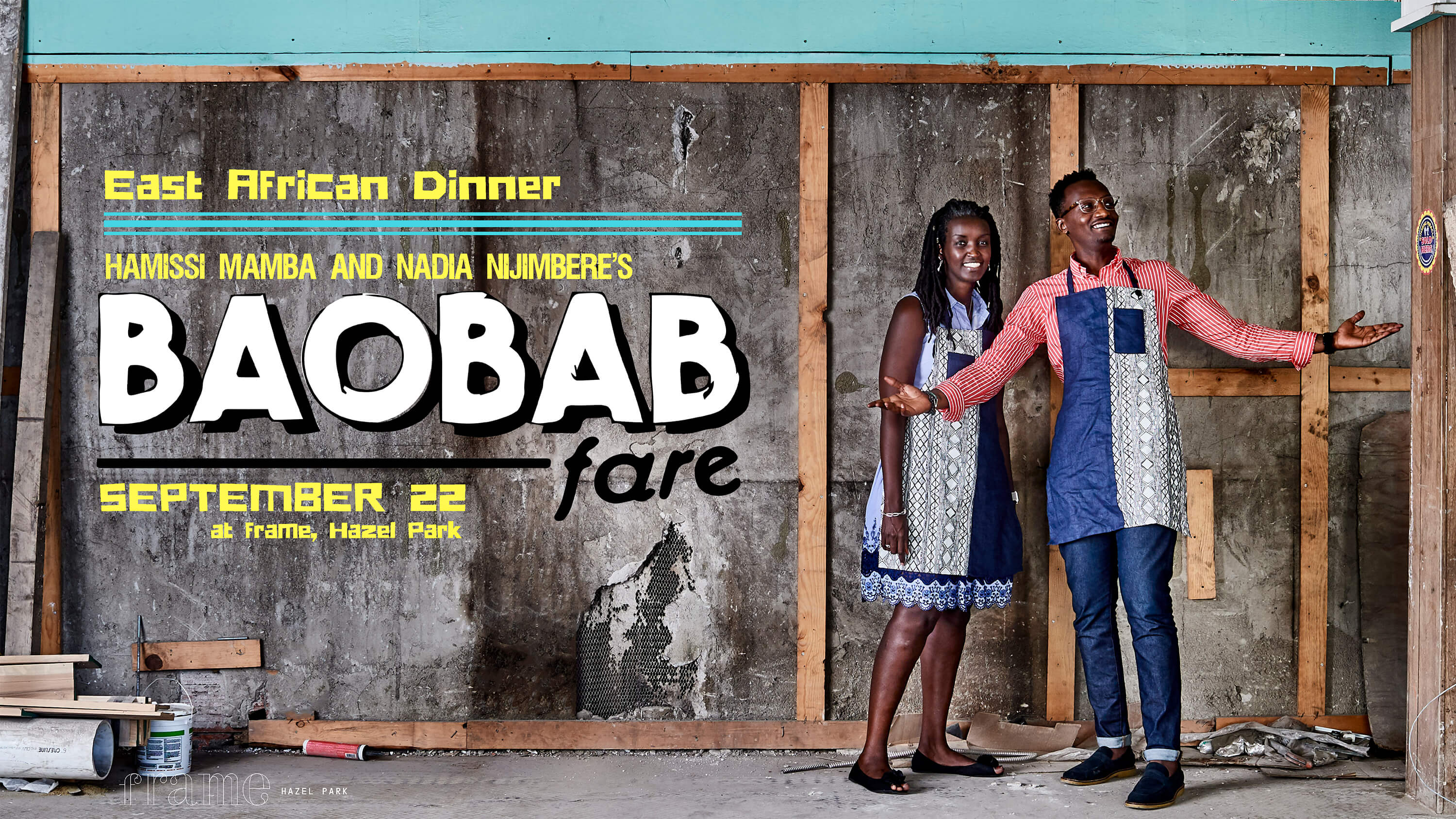 An East African Dinner (Baobab Fare Preview) at frame in Hazel Park