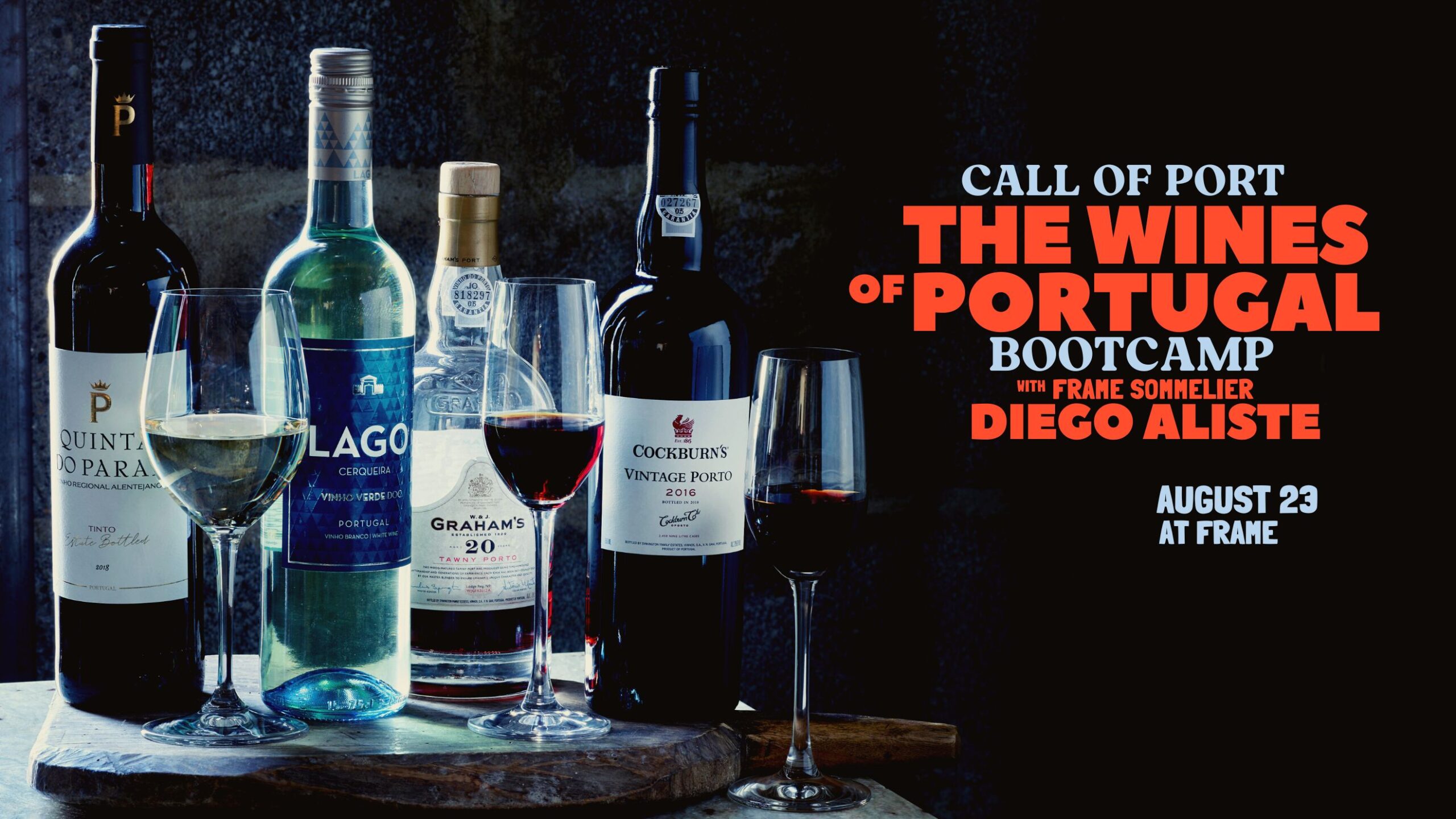 Call of Port: The Wines of Portugal BOOTCAMP with Frame Sommelier