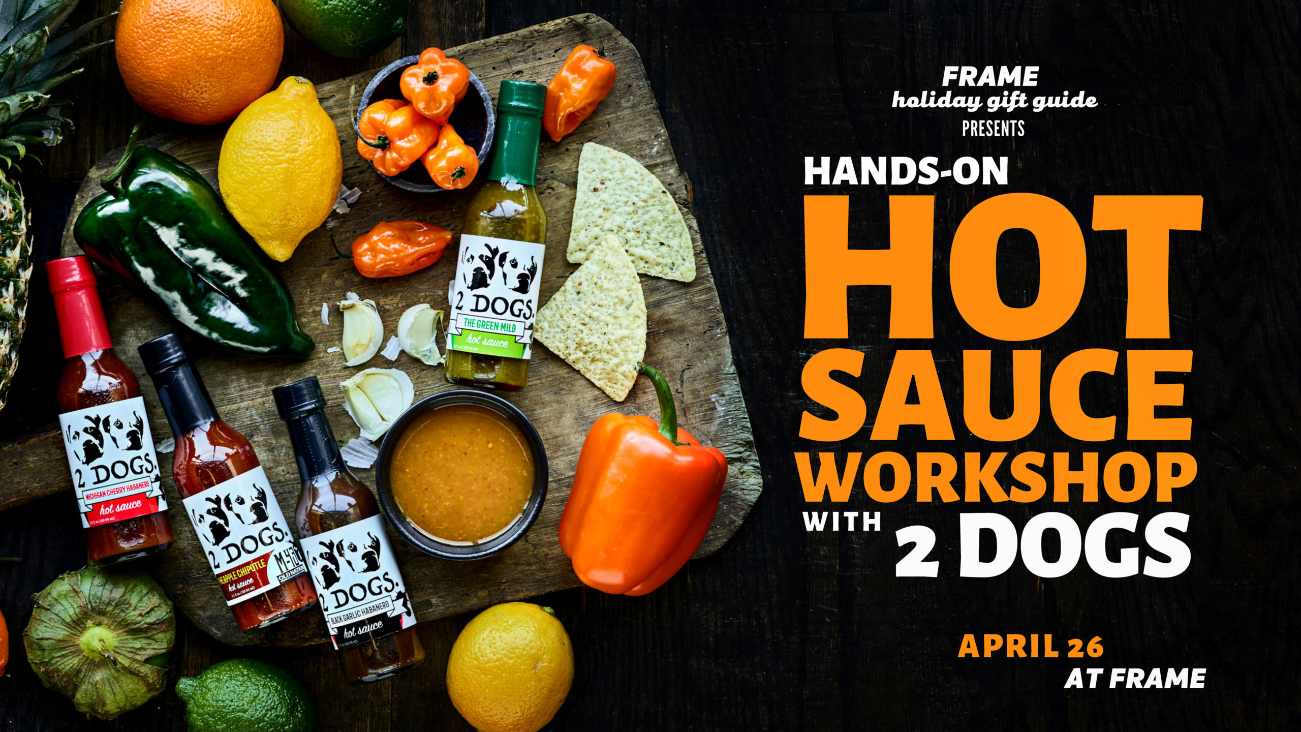 Hands-On Hot Sauce-Making with Ferndale's 2 DOGS Hot Sauce