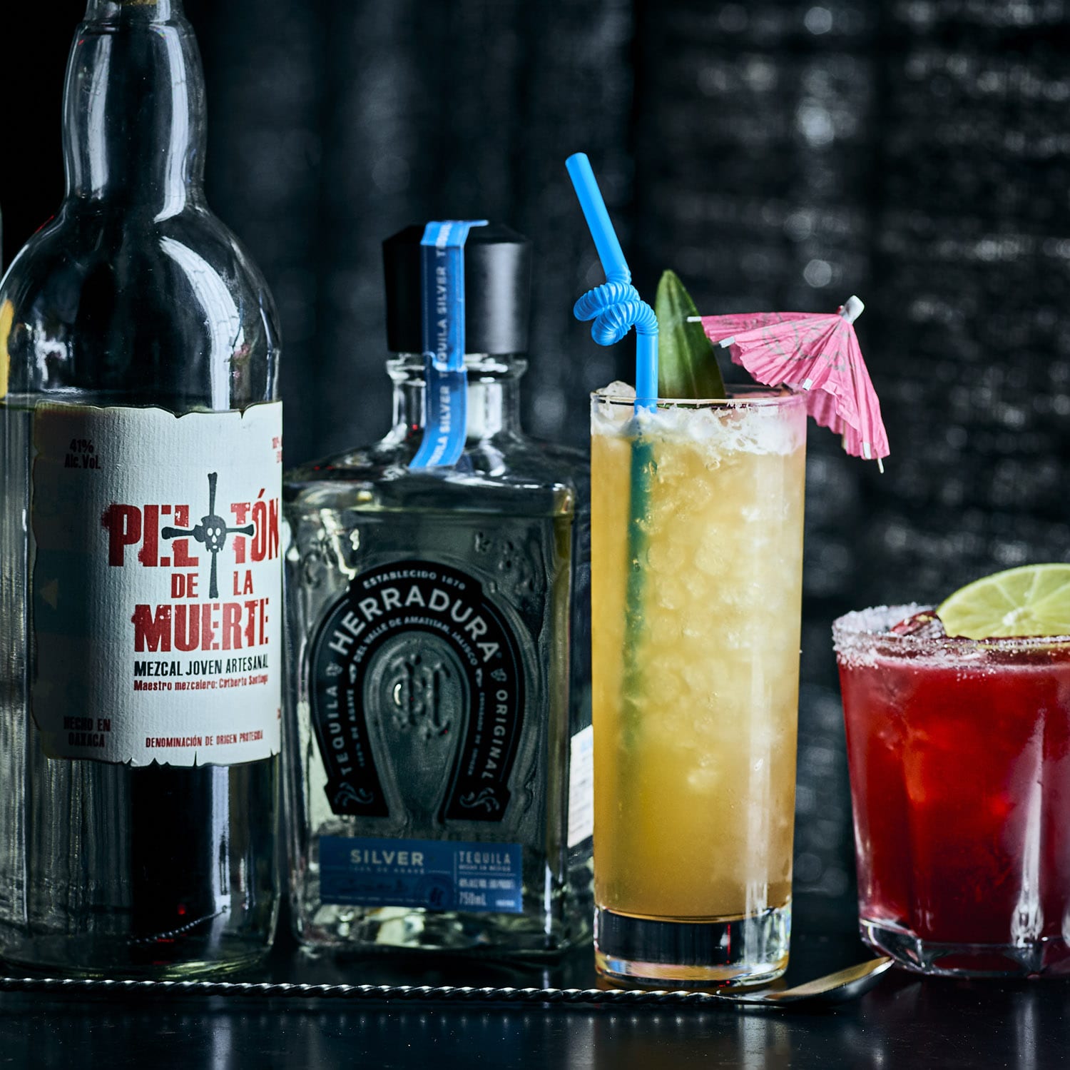 mescal and tequila