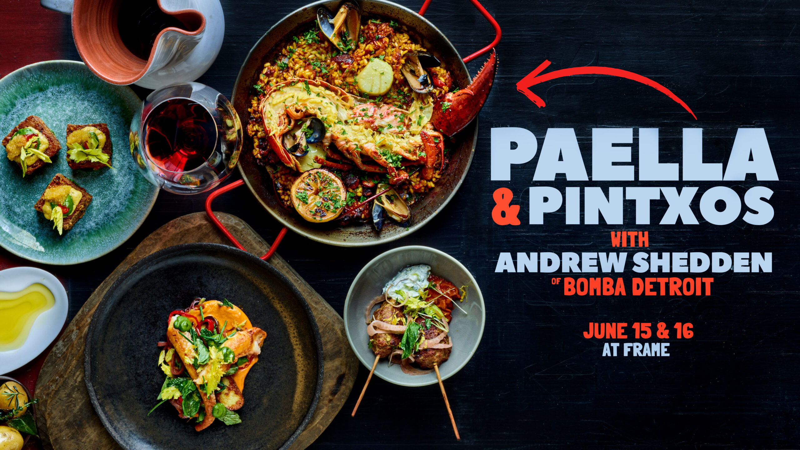 Paella & Pintxos with Chef Andrew Shedden of BOMBA Detroit