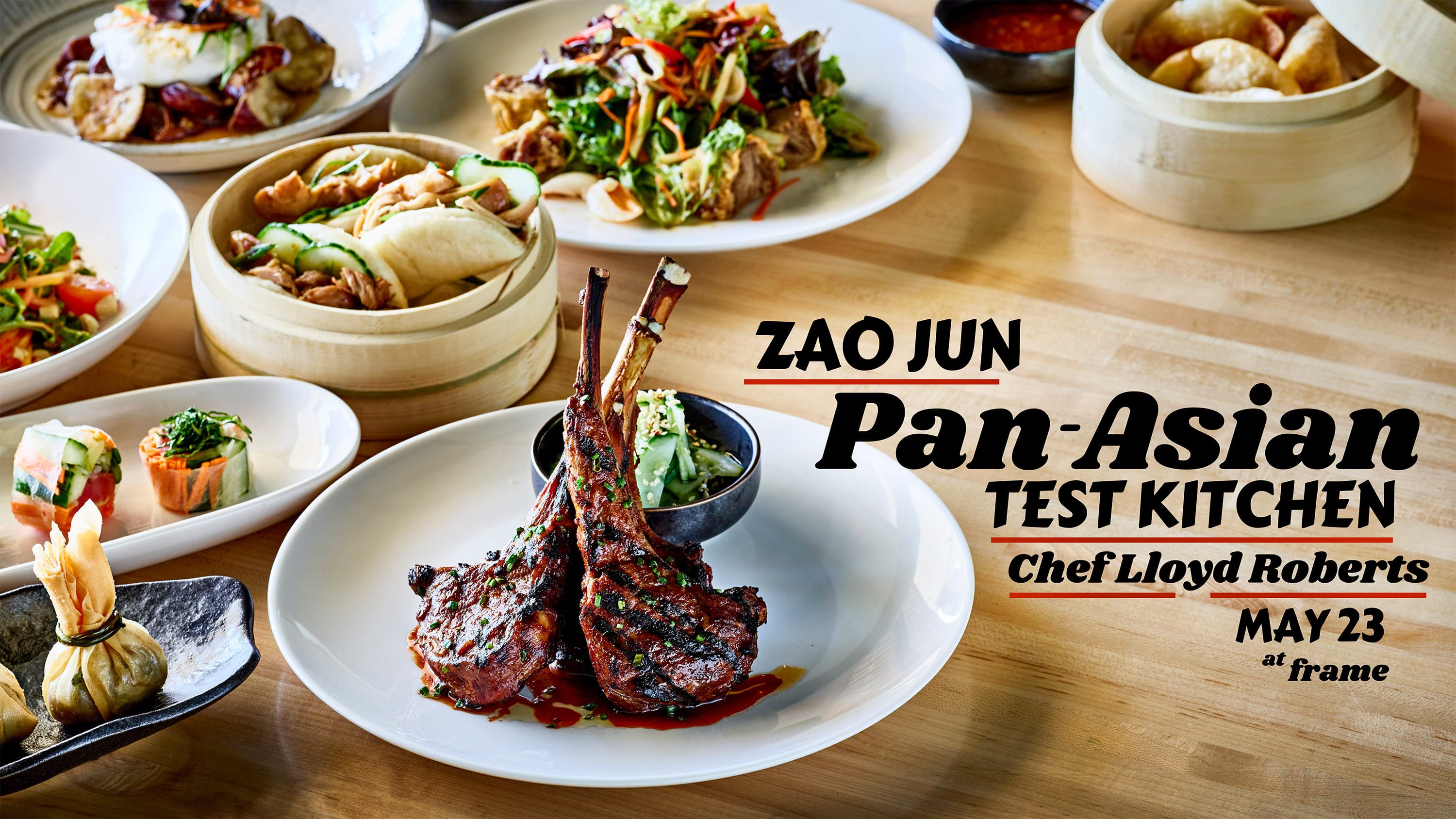 A Zao Jun PanAsian Test Kitchen by Chef Lloyd Roberts at frame