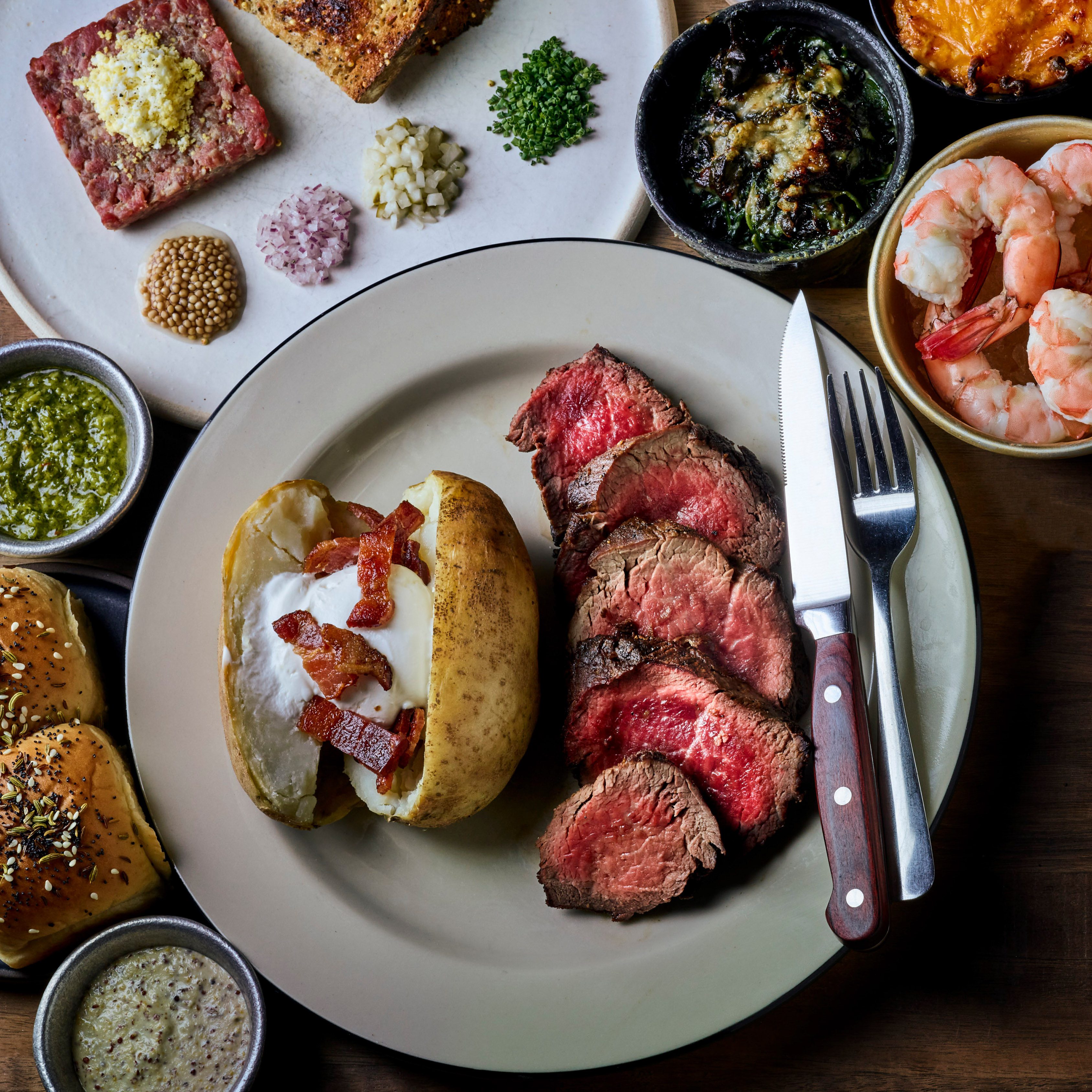 a valentine's day steakhouse