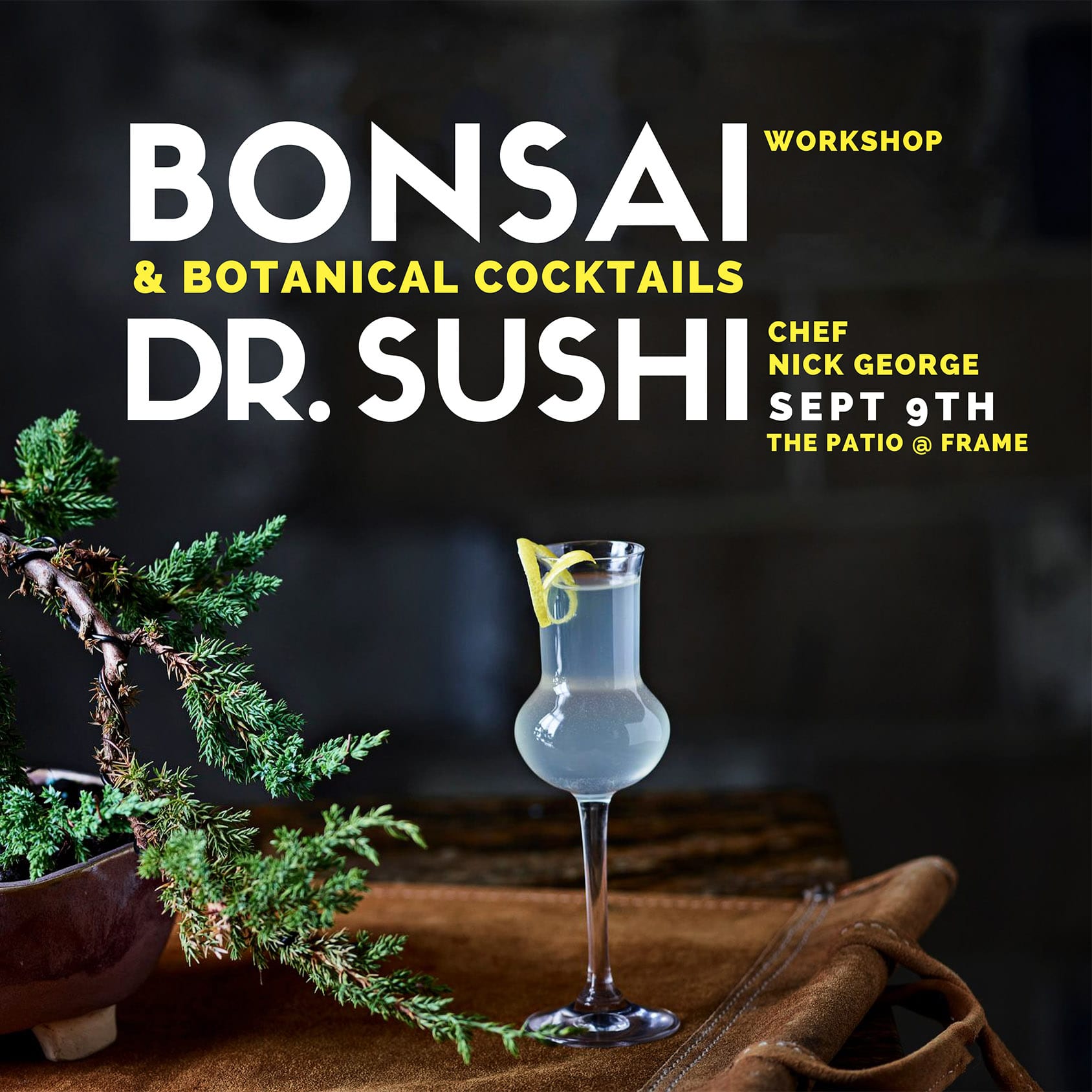 bonsai and botanical cocktails dr sushi