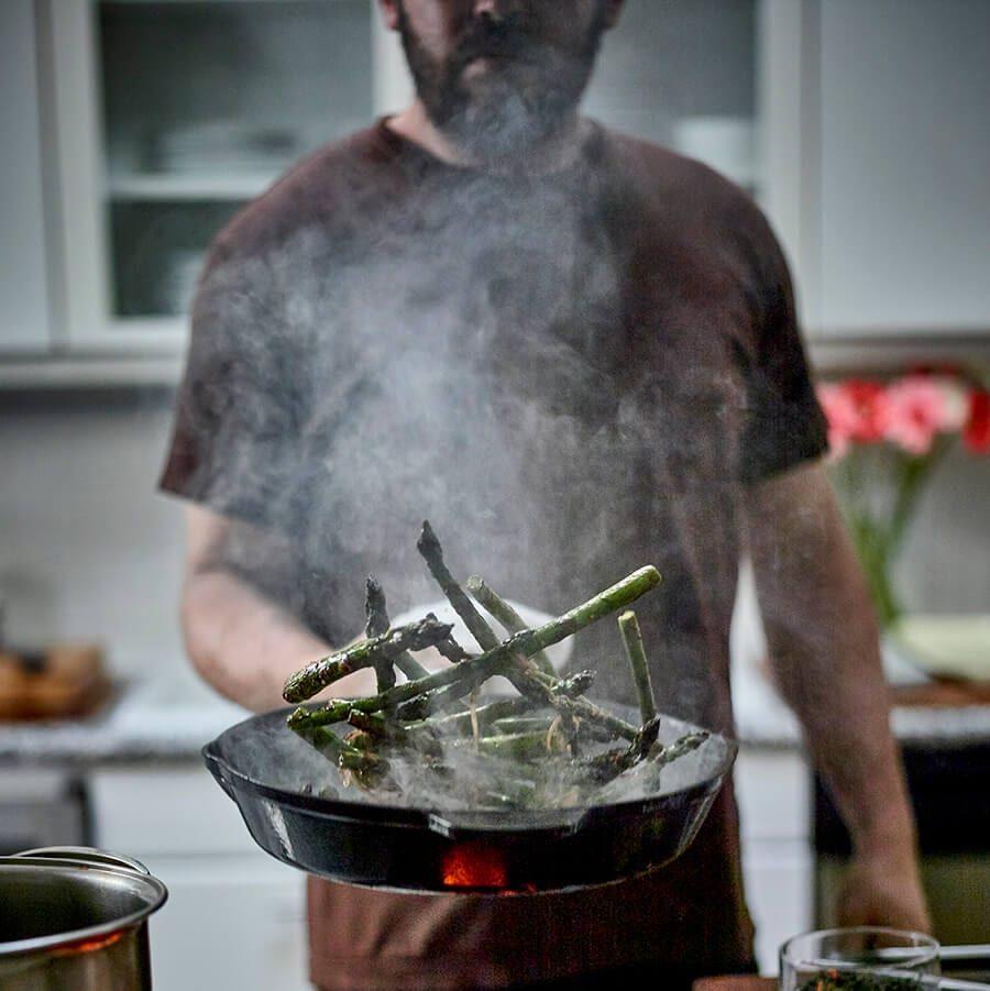 brad Greenhill cooks spring