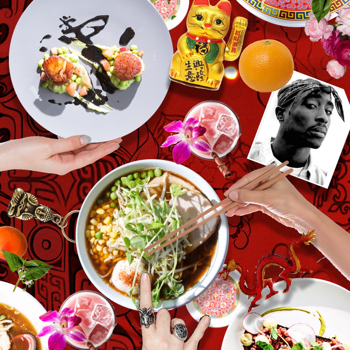 Vietnamese tasting table